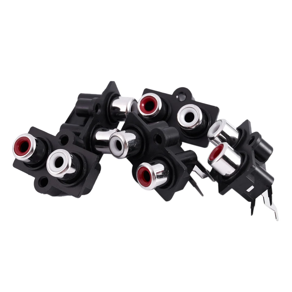CL13106G | Cliff Presa RCA (Jack), Zoccolo a innesto, Mono, Angolo