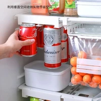 Étagère de rangement pour réfrigérateur, tiroir, égouttoir à vaisselle, porte-boissons, étagère de rangement pour aliments en plastique, organisateur de cuisine, accessoires de cuisine 3