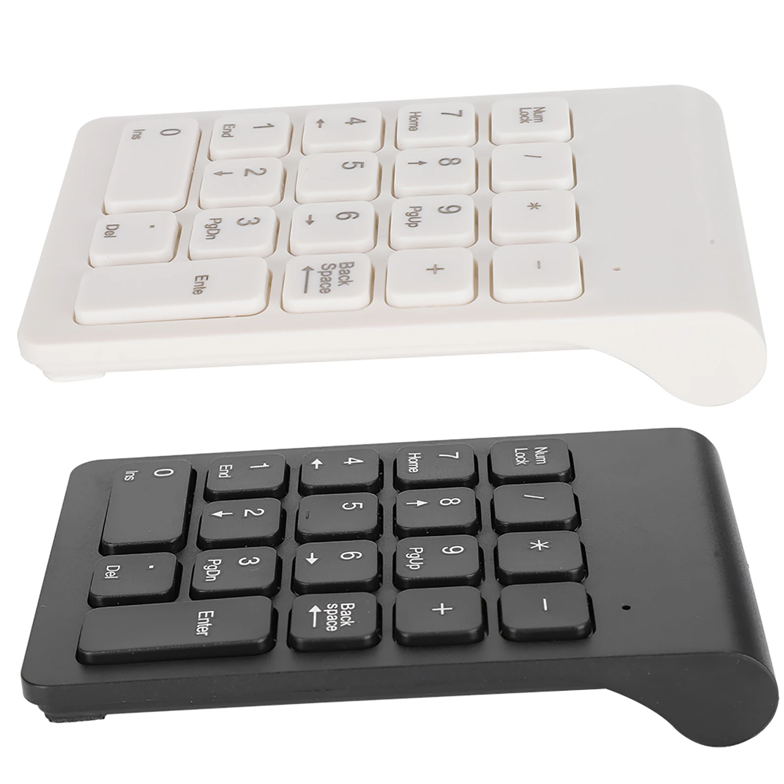 Ergonomic Wireless Numeric Keypad - Lightweight 2.4G USB Mini Keyboard Accessory