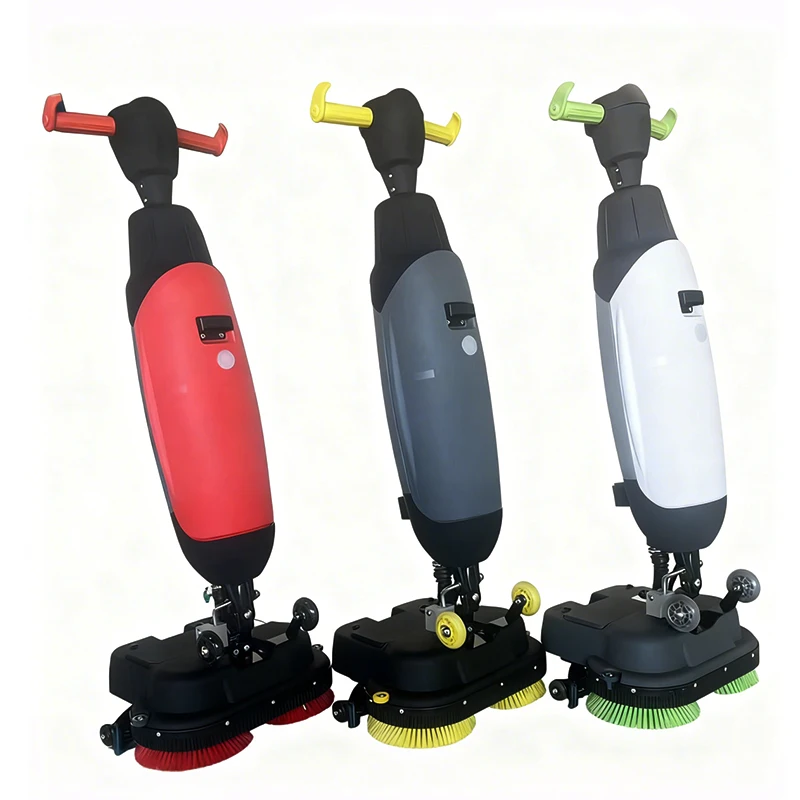 High Quality 430 Floor Scrubber Machine Commercial Electric Floor Washer Durable And Efficient Hand-Step Type Floor Scrubber