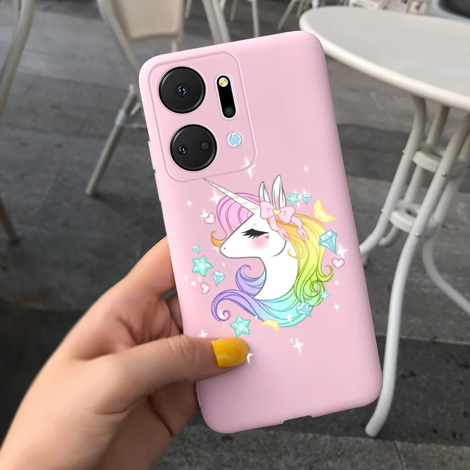 Beautiful Girl Sunflower Soft Silicone Bumper Phone Case