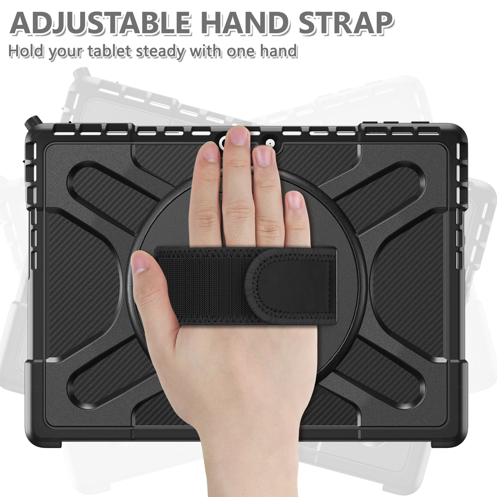 LFOIQN Shockproof Tablet Stand Cover with Enhanced Protection and Versatile Functionality