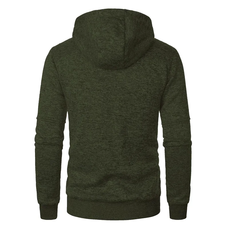 Men's Hoodies Spring Autumn Casual Solid Zip Up Hoodie Men Sweatshirts Long Sleeve Hooded Sweatshirt Zipper Cardigan Streetwear