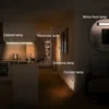 1pc LED Motion Sensor Cabinet Light, USB Rechargeable Night Counter Closet Light, Adjuastable Color,Different Size Available 4