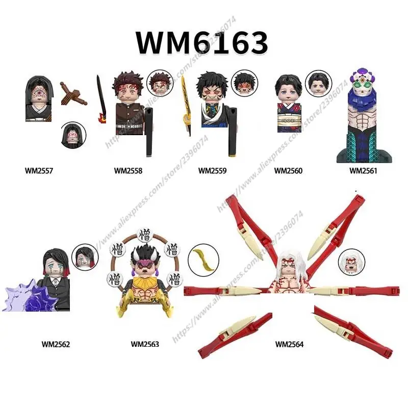 

Single Cartoon Figures accessories Building Blocks children WM6163 WM2557 WM2558 WM2559 WM2560 WM2561 WM2562 WM2563 WM2564