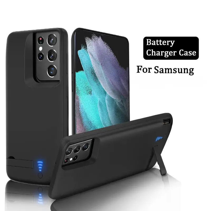 Power Bank For Samsung S8 S9 S10 S20 S21 FE S22 S23 Note 20 8 9 10 Plus Ultra External Battery Case Portable power bank cell phone chargers