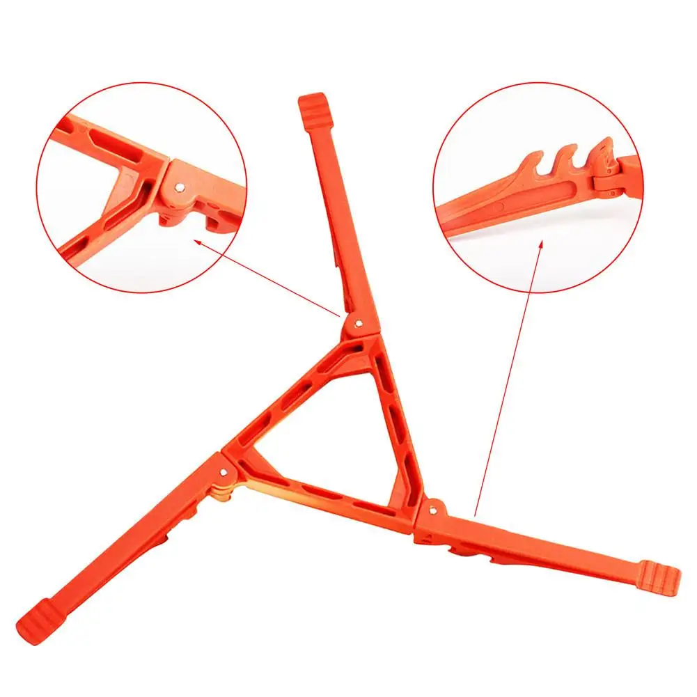 Camping Stove Stabilizer Lightweight Flat Tank Bracket Stand Portable Folding Gas Burner Bottle Shelf Tripod Tools