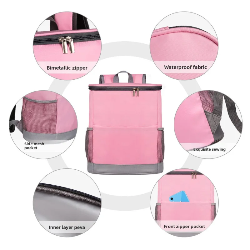 Hot Selling Insulated Backpack for Outdoor Use Keeping 20 Cans Cold Leak Proof Backpack