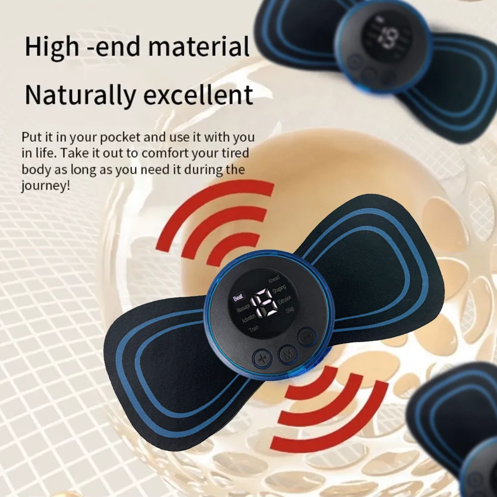 2/3/4 pcs intelligentes elektrisches Nacken massage gerät Set Zervix pflaster 8 Modi 19 Stufen Intensität Massage werkzeuge für den Heimgebrauch zur Linderung von Müdigkeit – Detail 1