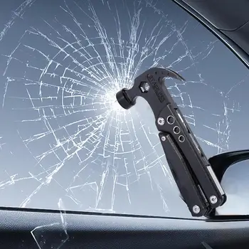 Folding Claw Hammer 12 In-1 Claw Multitool Pliers Hammer Portable Survival Gear For Exploring Camping Backpacking Hiking 5