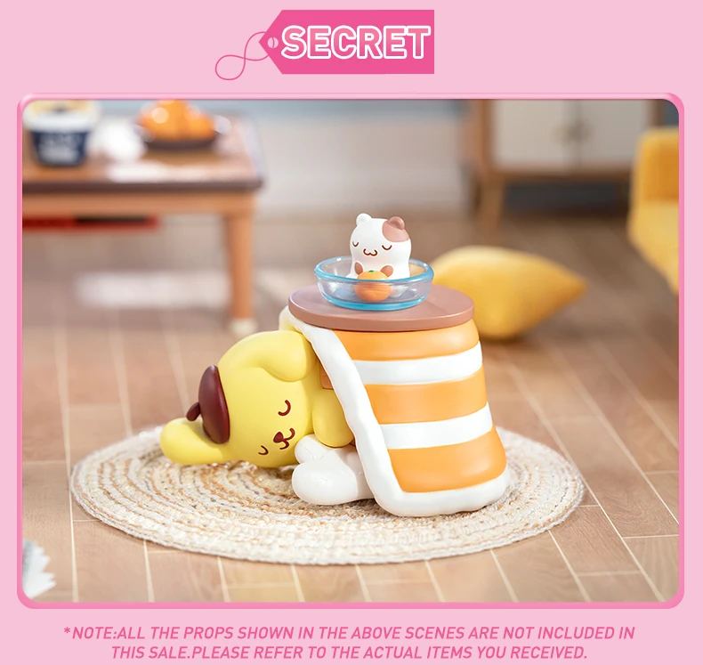 POP MART Sanrio Fall Asleep collectible figure from mystery blind box – includes free shipping to Singapore.