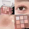 DIKALU New Shell Nine Color Eyeshadow Plate Powder Purple Low Saturation Earth Blush High Light Lying Silkworm Brightening Compr 2