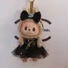 17cm Labubu Doll Clothes Advanced luxury design customization Heartbeat Macaron Labubu Doll Clothes Changing Light clothes sex 1
