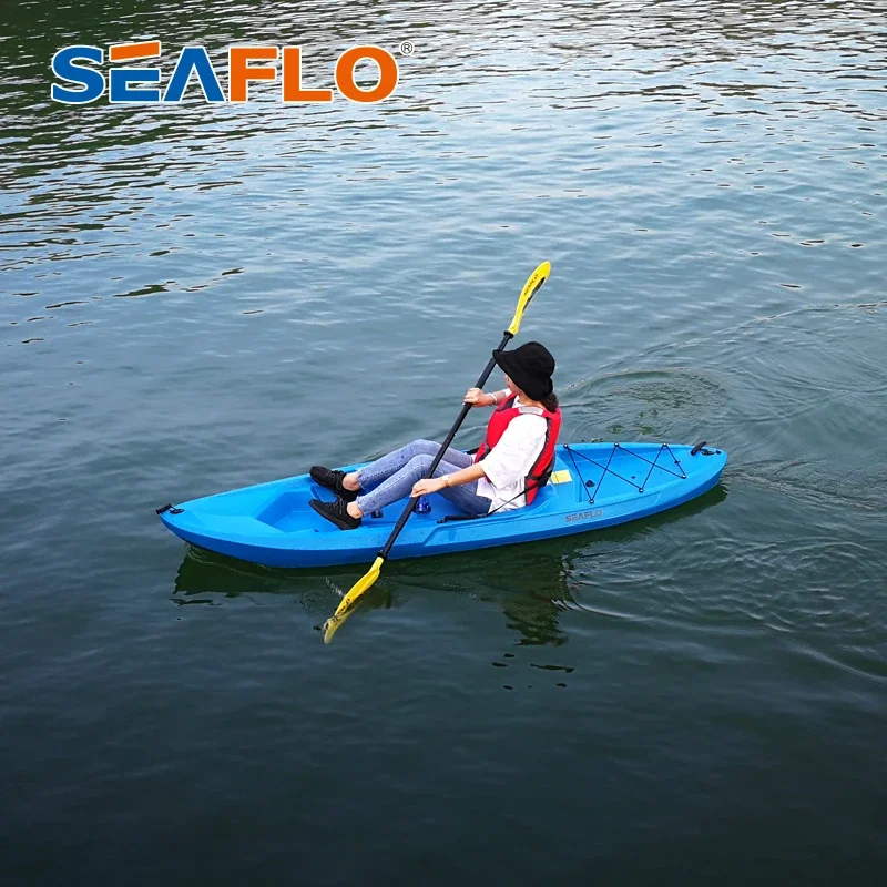 

8.7FT 1 Padder Seaflo Adult Single Sit-on-Top Kayak/Canoe For Sale