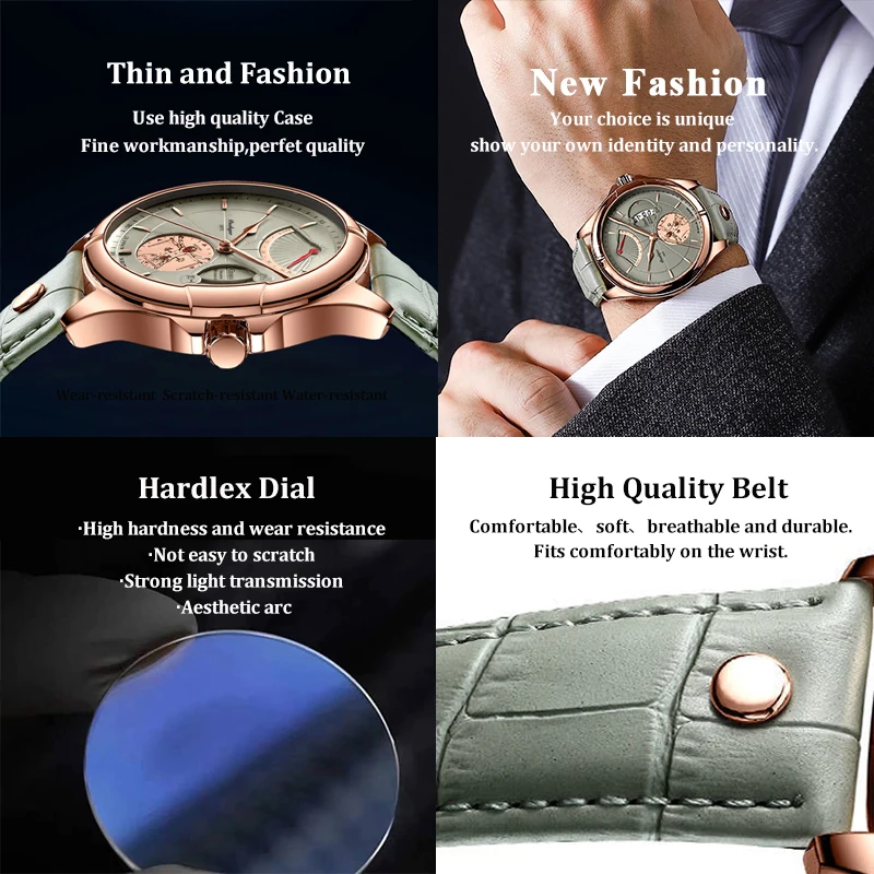 POEDAGAR Luxury Business Men’s Quartz Wristwatch Waterproof Luminous Date Leather Man Watch Fashion Watches For Men Reloj Hombre BEST SELLERS POEDAGAR Luxury Business Men’s Quartz Wristwatch Waterproof Luminous Date Leather Man Watch Fashion Watches For Men Reloj Hombre BEST SELLERS