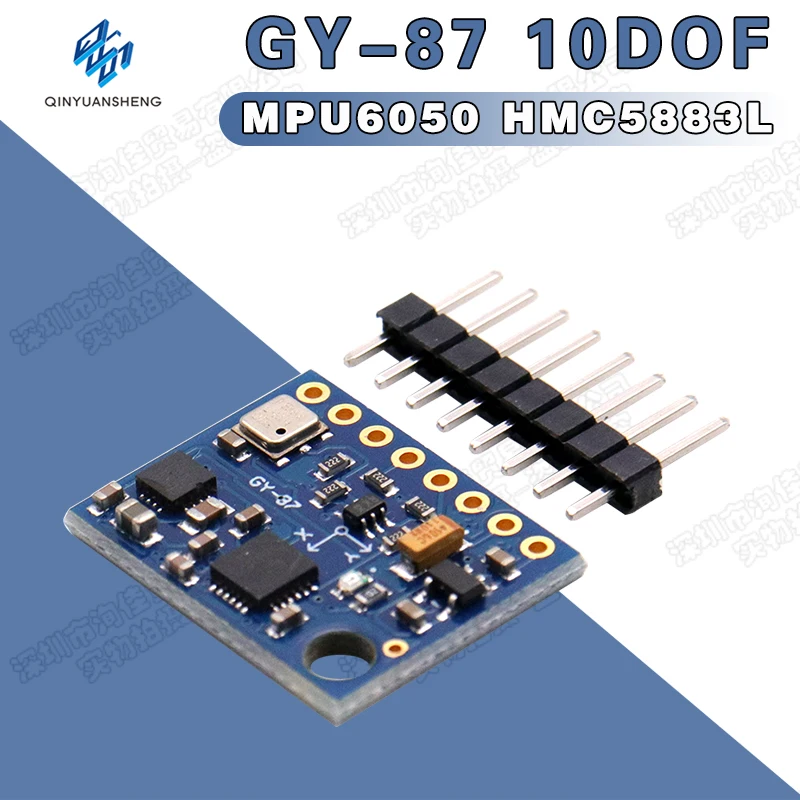 2x Module Capteur GY-87 10DOF (MPU6050 + HMC5883L + BMP180) - Pour Arduino/Raspberry - Neuf