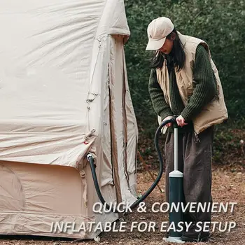Inflatable Tents for Camping, Blow Up Tent with Hand Pump, Easy Setup Inflatable Tent House, Waterproof Oxford Air Tent for Camp 4