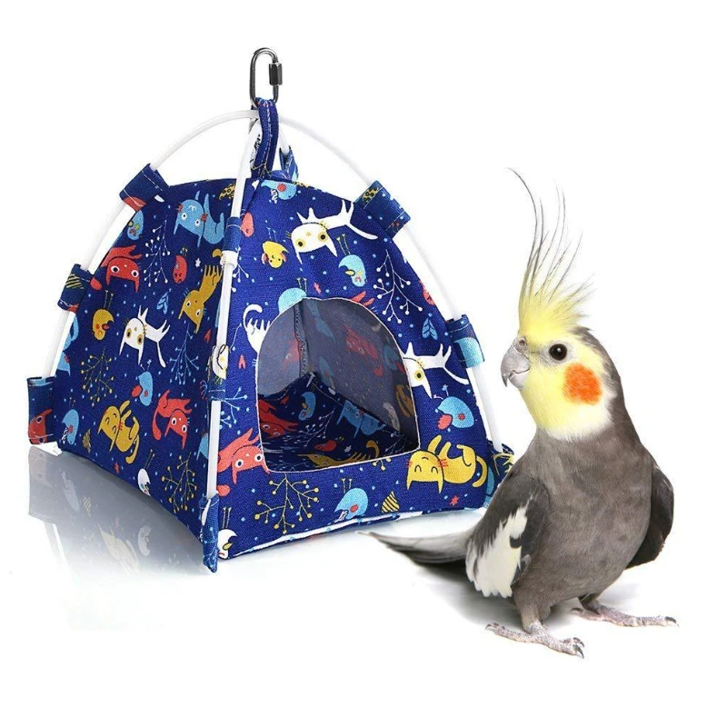 

Pet Bird Parrot Cage Warm Bird Hammock Triangle Tent Bed for Bird Sleeping Bird Cage Decoration Accessories Bird House Bird Nest