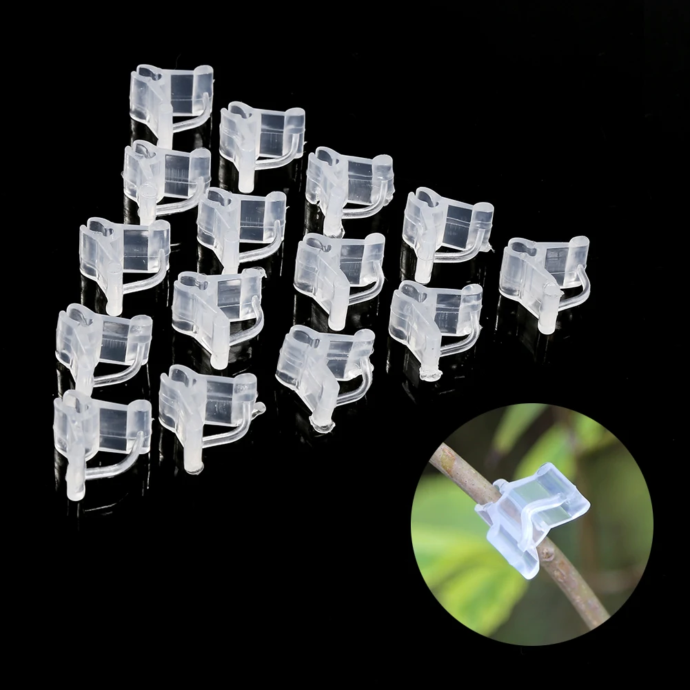 Grafting Clips Vertical Clamp Fixed Clamp Plant Support Plastic Connects for Farm Garden plant fastening clips