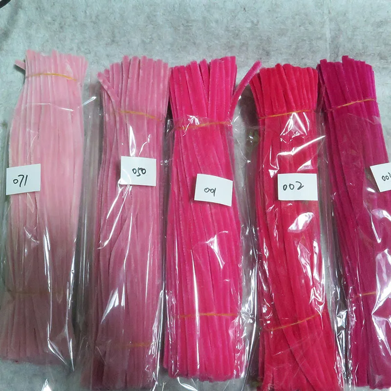 0 6x30cm Felt Chenille Stick Stem thick wholesale 500 1500pcs Pipe 0 6x30cm felt chenille stick stem thick wholesale 500 1500pcs pipe