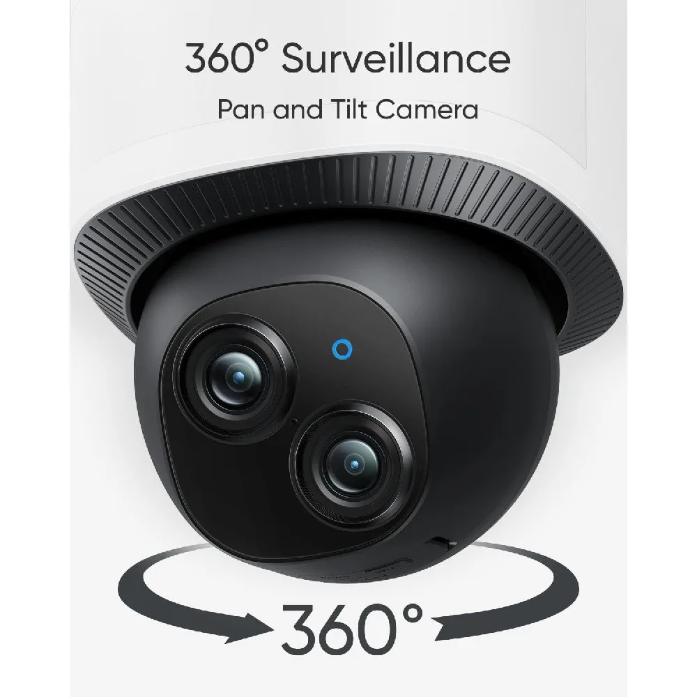 New 4K Camera Floodlight Camera Wired Security Camera Outdoor 360° PTZ 24/7 Recording 2.4G/5G Wi-Fi Motion Detection Compatible 5