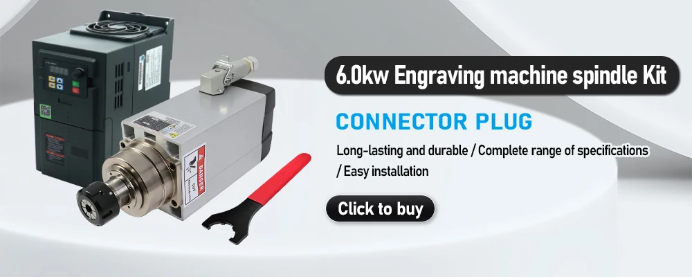 6Kw Spindle Motor Kit For wood aluminium soft metal 300hz 18000rpm 5500w VFD AC3