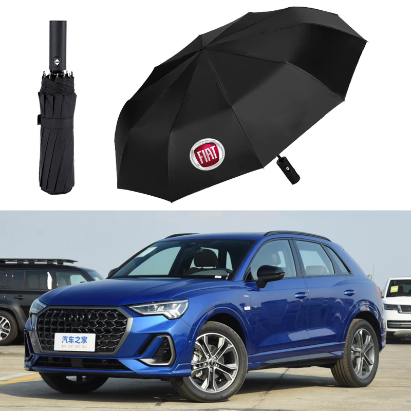 Car Accessories Portable Automatic Folding Sunshade Umbrella FIAT Grande Punto 500 Abarth Tipo Panda Ducato Freemont Doblo