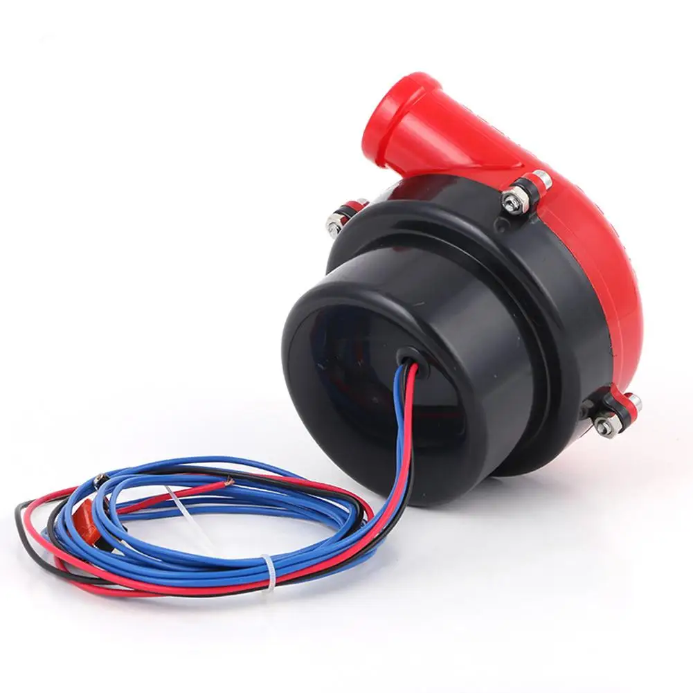 12V Electric Turbo Sound Electronic Car Fake Dump Valve Simulator Blow Off Valve BOV Sound Hooter turbocharger pressure relief valve car turbo boost vacuum solenoid valve