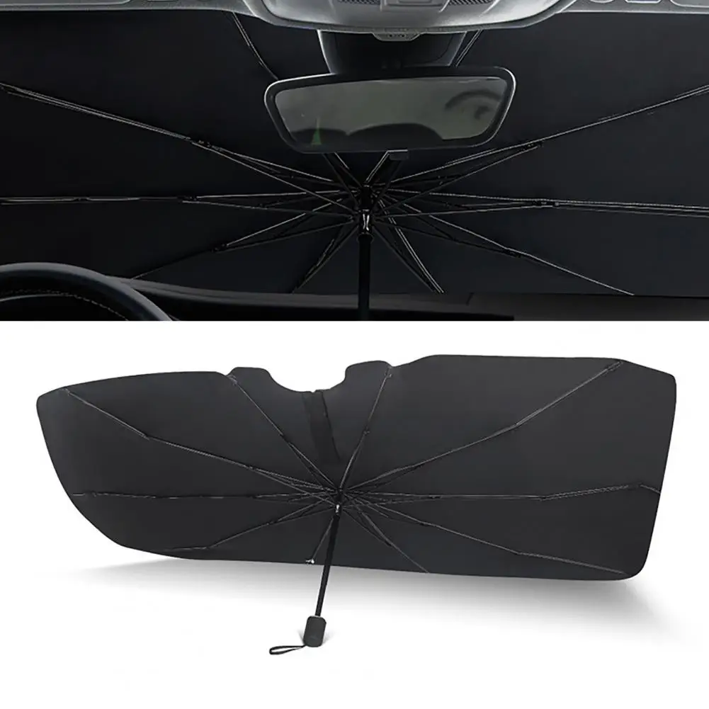 

Comfortable Umbrella Design Durable Waterproof Windscreen Blocks Rays Sun Visor Windshield Sun Shade Anti-ultraviolet
