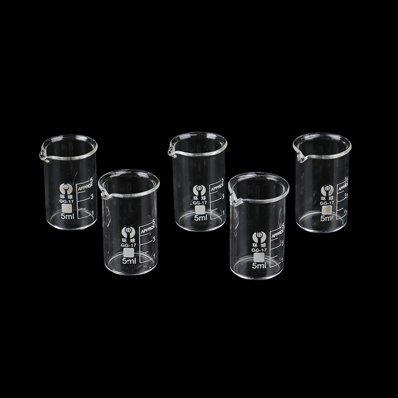 로우 폼 비커, 화학 실험실 투명 비커, 5ml 용량