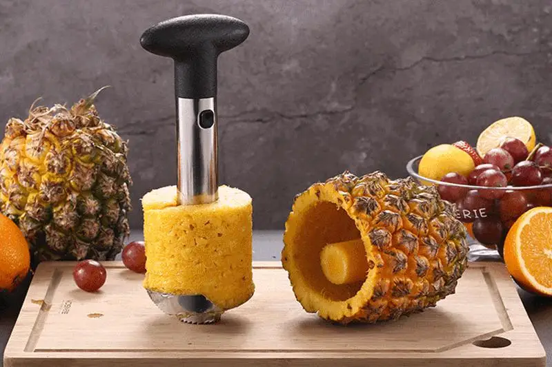 Description Picture 4 of itemPineapple Slicer Stainless Steel Coring Peeler Cutter Fruit Tools Easy Using