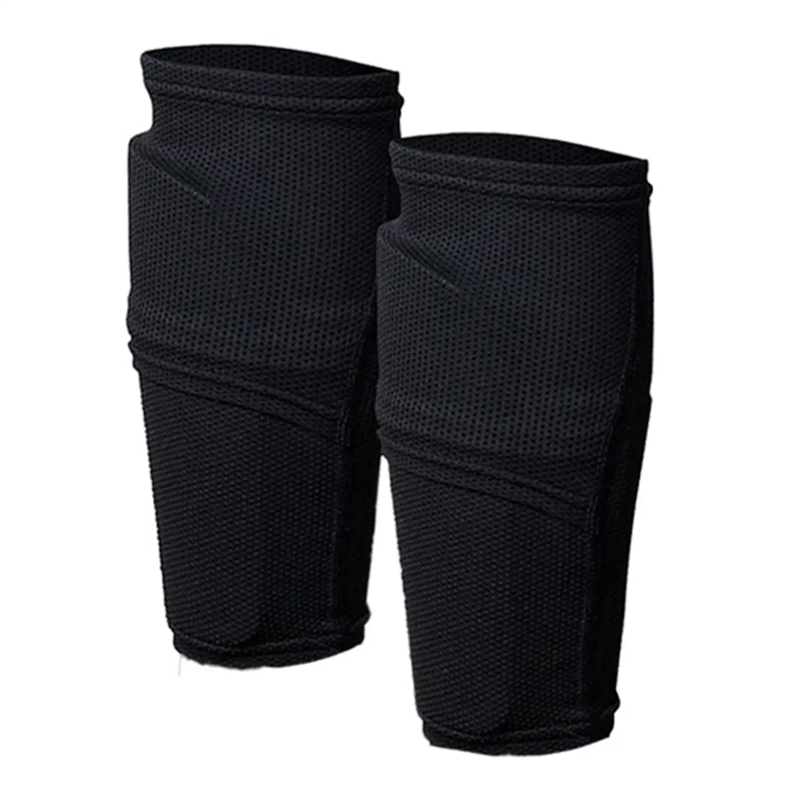 Soccer Shin Guard Socks Soccer Shine Pads AntiSlip Cut Soccer Socks Leg Sleeves