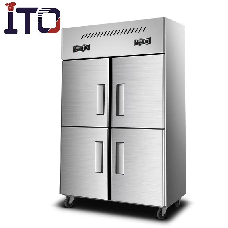 Commercial Supermarket Heavy Duty Refrigerated Cabinets Refrigerator Vertical Stand Refrigerator / Freezer For Sale