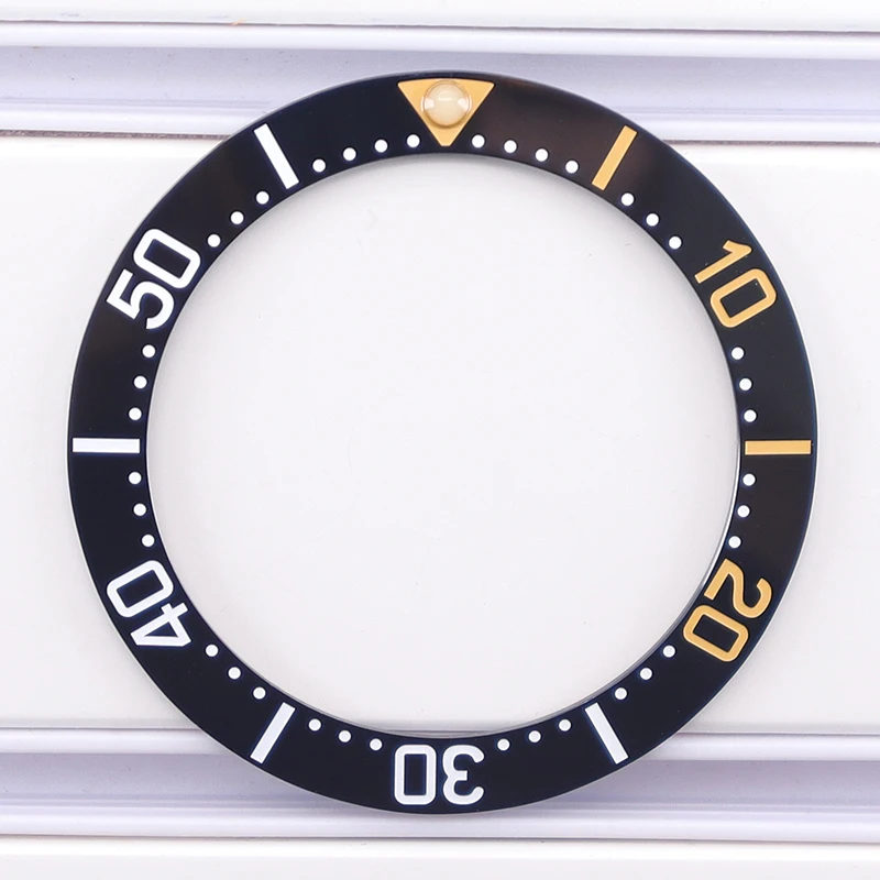 Ceramic Stainless Steel Bezel Insert for Men's Automatic Watches - Luxury Accessory Parts