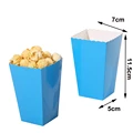Blue popcorn box