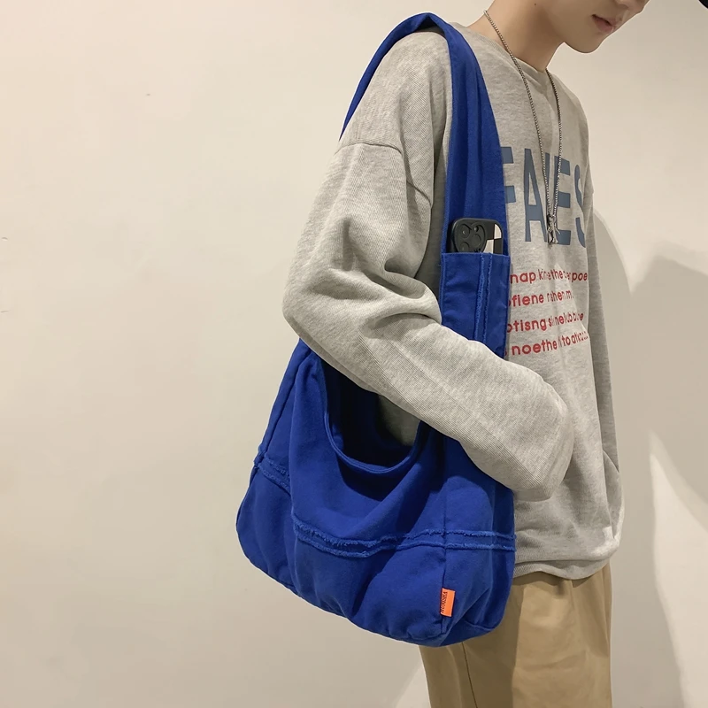 

Fashion Ladies Messenger Bag Canvas Eco Bag For Woman 2022 Large Capacity Shopper Bag Unisex Student Shoulder Bag Casual Travel