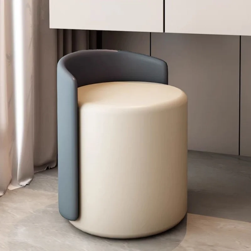 

Nordic makeup chair household dresser photograph stool modern living room light luxury chair simple manicure low stool