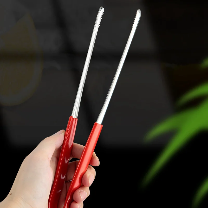 Stainless Steel Pliers Durable Grip Anti Slip Design Barbecue Tongs Easy To Clean 4 Sizes Steak Tongs Nonstick Bread Pasta Tools