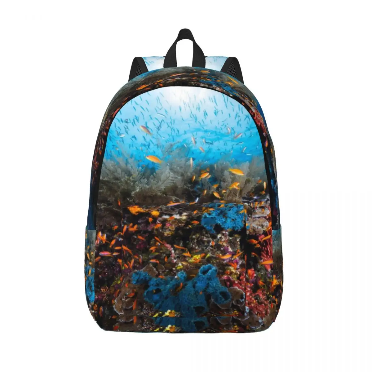 

Colorful Fish Backpack Male School Student Backpack Female Large Capacity Laptop Backpack