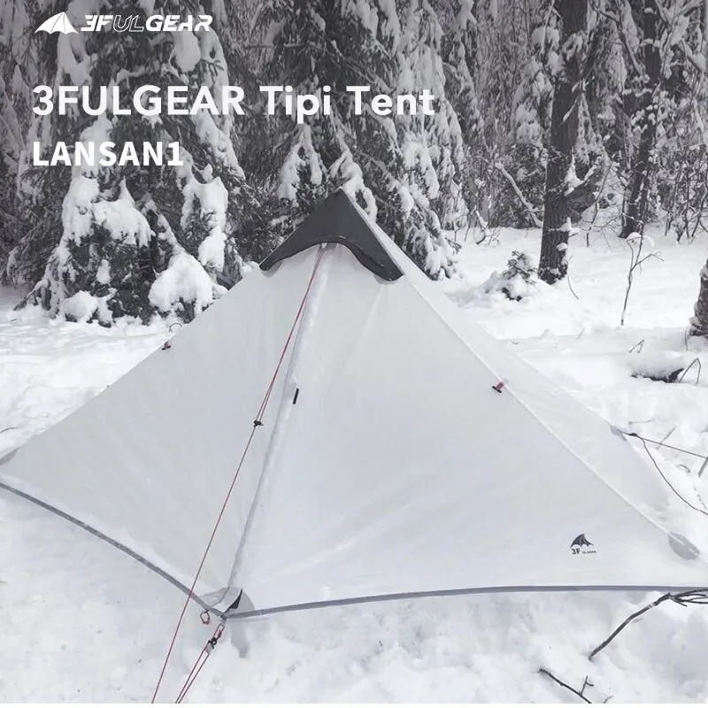Lanshan 1 Person Windproof Pyramid Tent 2