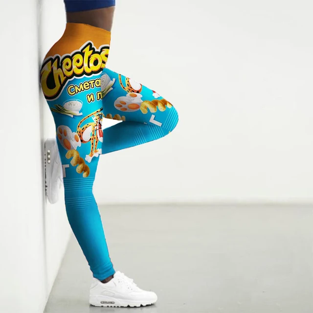 Sport Leggings Women 3D Snacks Printed Tights Yoga Pants Gym Clothing Femme Seamless Leggings for Female Leginsy Damskie Push Up 13
