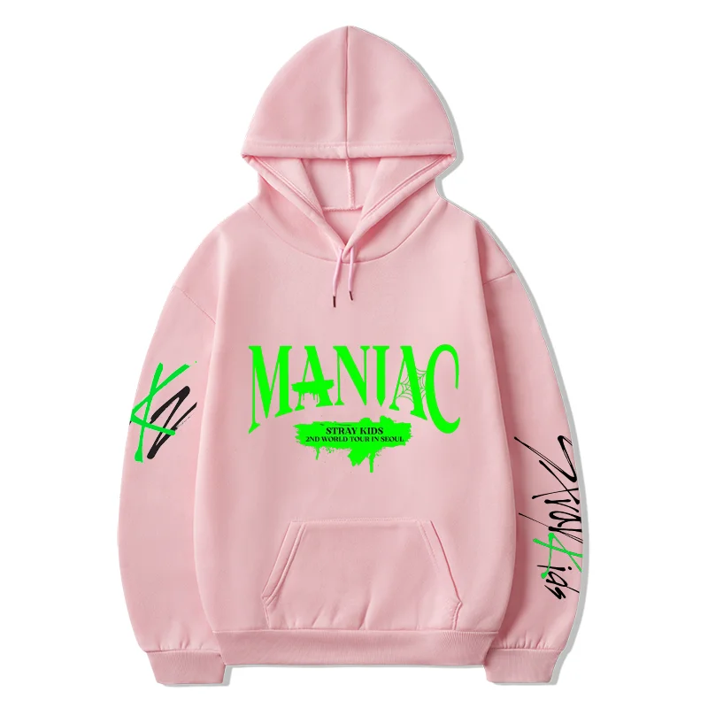 Stray Kids Maniac Streetwear Winter Casual Graphic Hoodie | Stray Kids ...