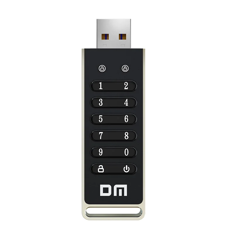 Criptografado Usb Drive Senha Segura Pen Drive Usb3.2 u Disco Apoio Reconjunto Wipe Função de Bloqueio Automático dm Fd063 256-bit