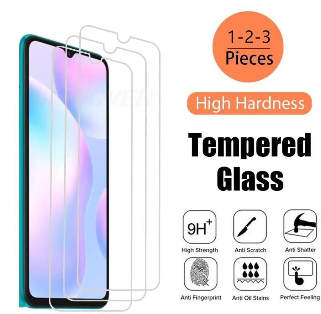 Screen Guard Redmi 9a Glass 5Pcs Tempered Glass For Xiaomi Redmi