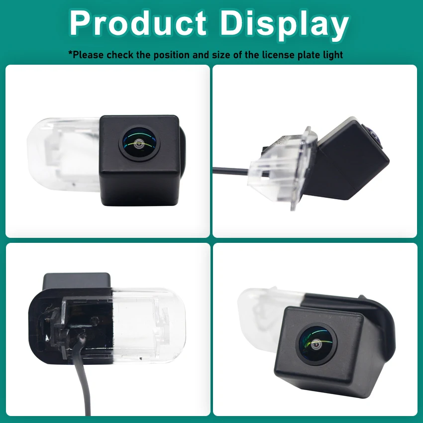 CCD Full HD Fisheye Telecamera posteriore per Mercedes Benz Classe B W245 2005 2006 2007 2008 2009 2010 2011 Car Reverse Monitor - immagine 3
