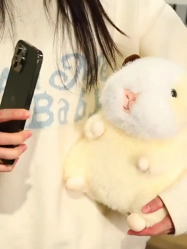 21-45 см новая коричнево-белая морская свинка плюшевая игрушка реалистичная мышь