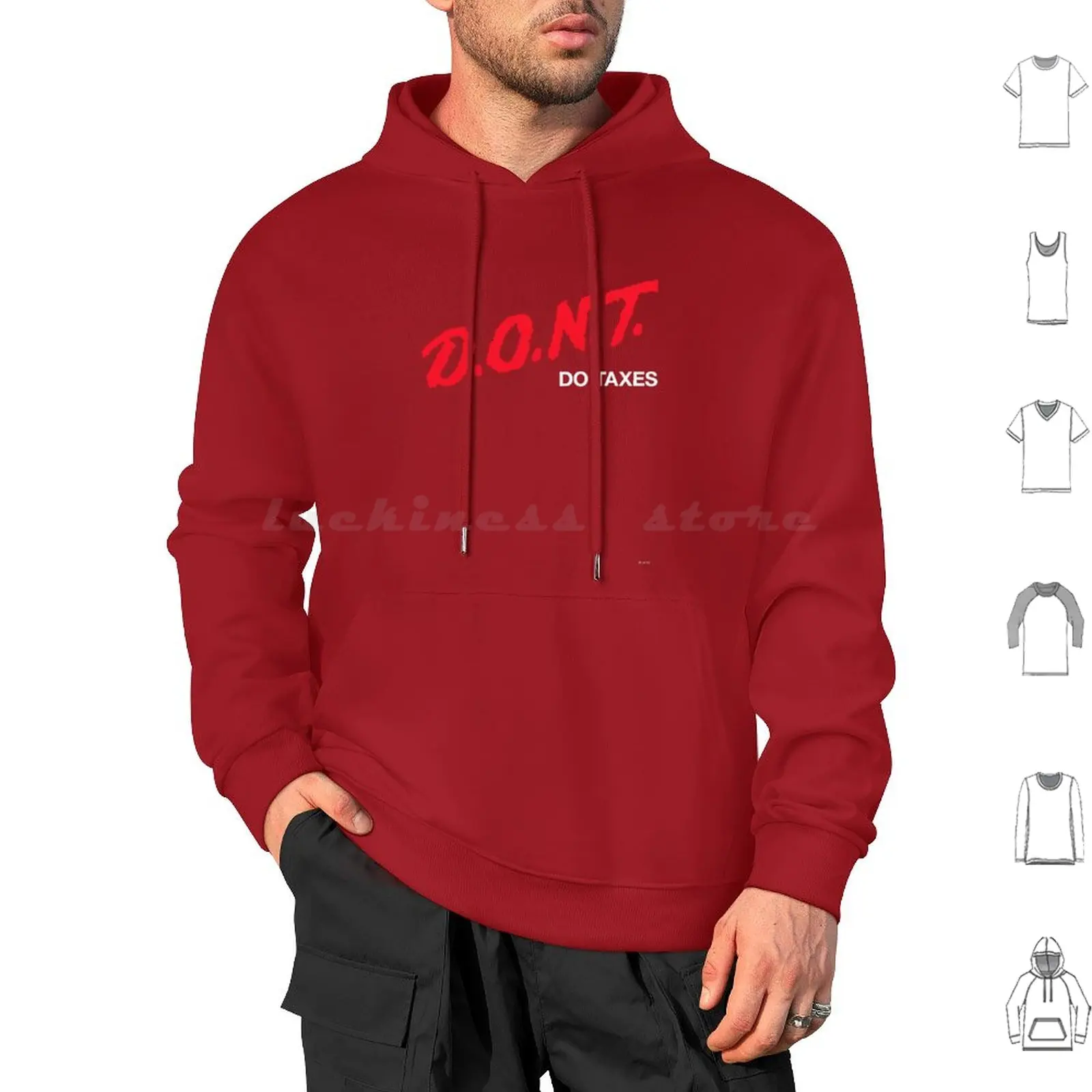 Cotton-Hoodie-Red