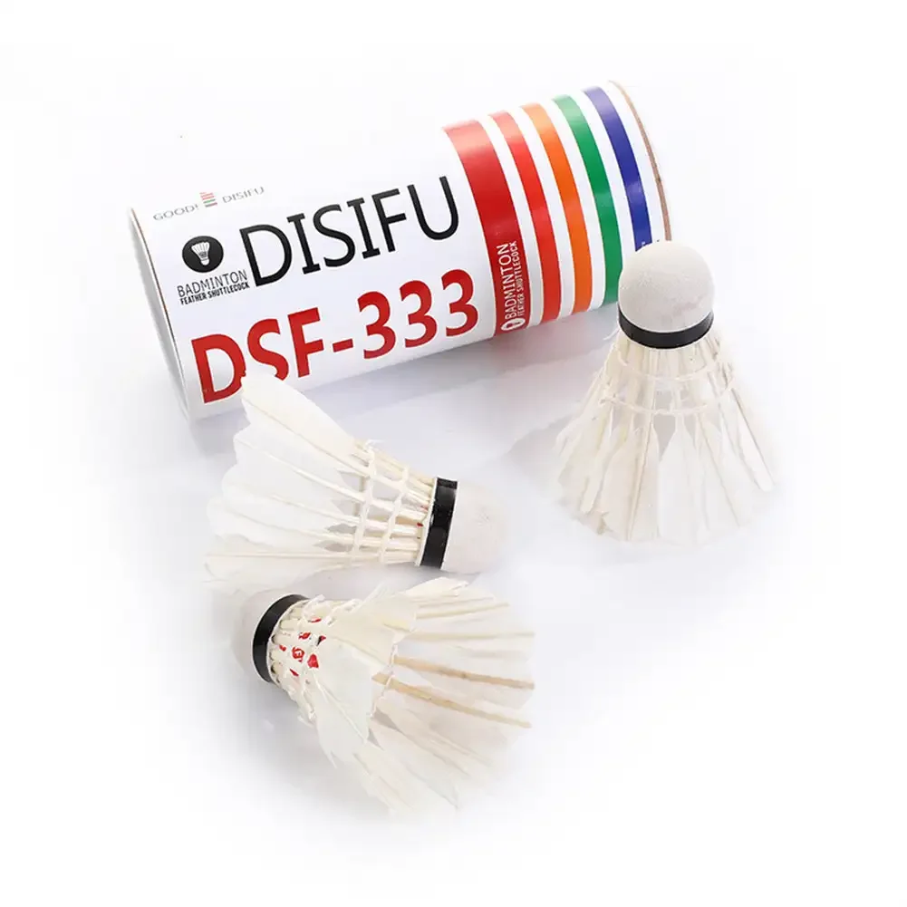 Badminton Shuttlecock badminton ball feather shuttlecock 3/6Pcs High Quality Badminton Hard Ball Head Duck Feather Badminton Shuttlecock Ball