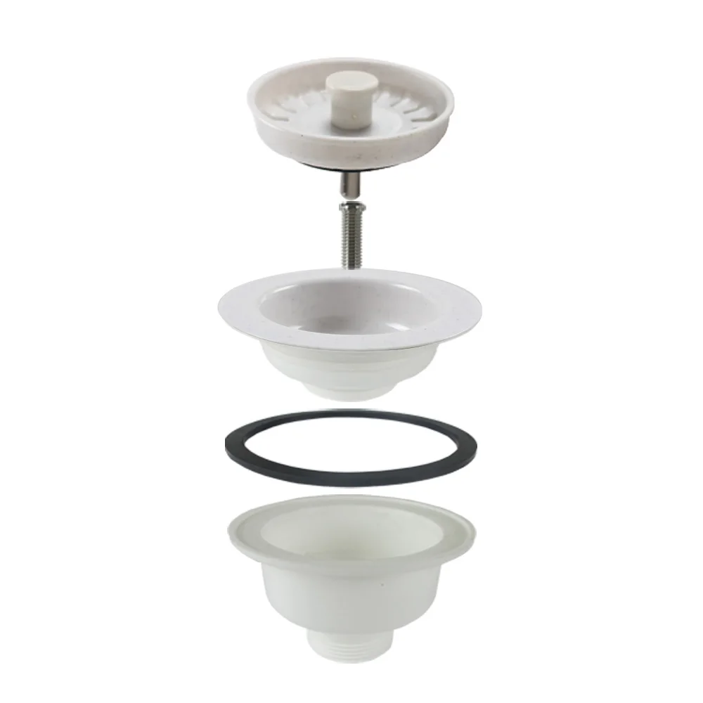 TALEA Drainer Kit PP Material Sink Strainer Assembly Kit Quartz Stone Sink Marble Strainer 114MM XK252C003 sink strainer kitchen sink strainer