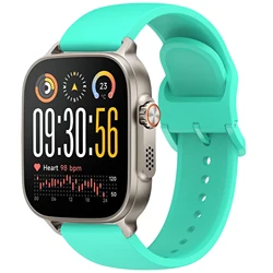 Silicone Sports Strap Bracelet - 22mm Watchband Accessory for 22mm Universal (Water Duck)
